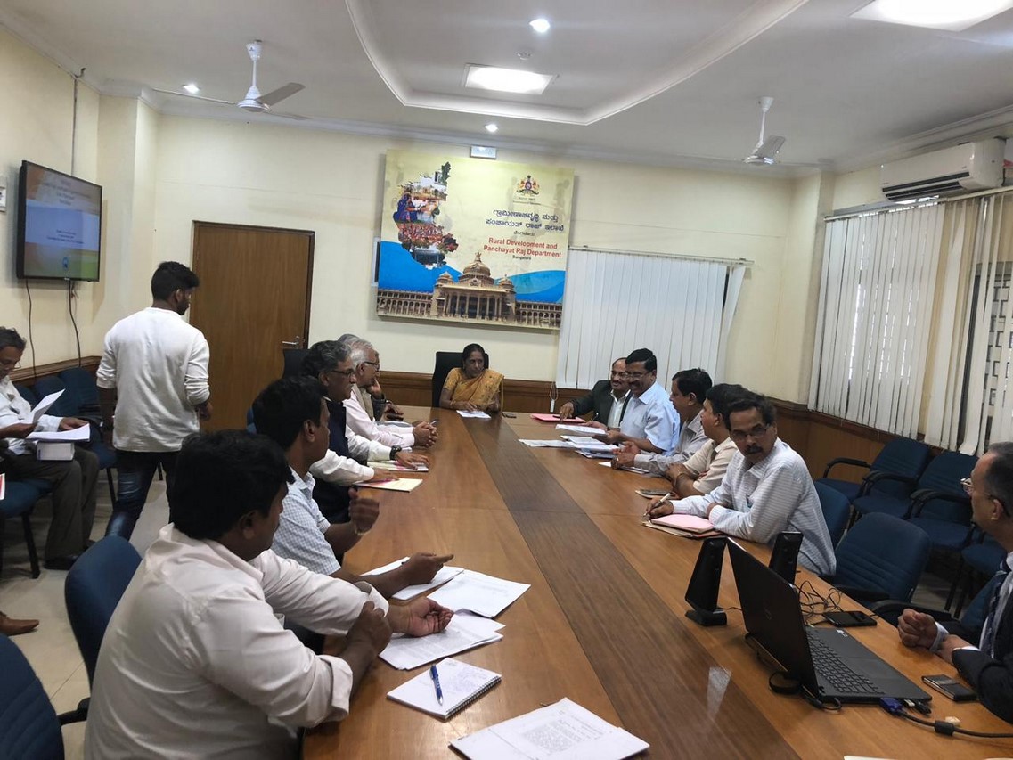 Meetingwithgovernmentofkarnatakaregardingaccrediationofgrampanchayatwtihqci